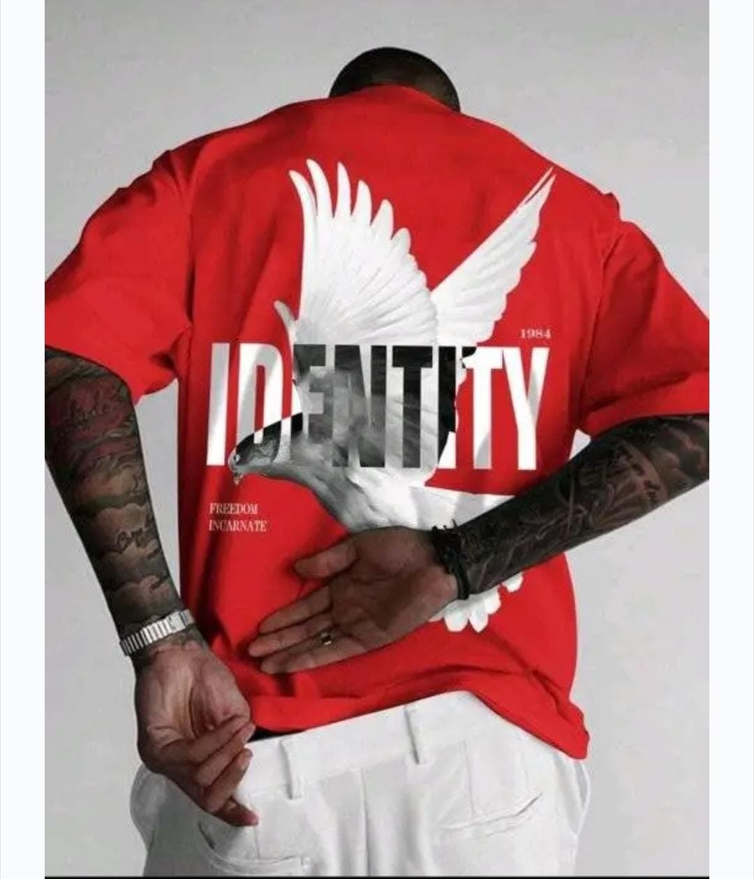Red Identity Graphic T-Shirt sold by Mi Pequeño Closet - Tiendita D'Sofi