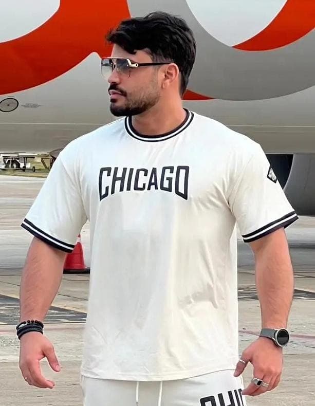 White Chicago Graphic T-Shirt sold by Mi Pequeño Closet - Tiendita D'Sofi