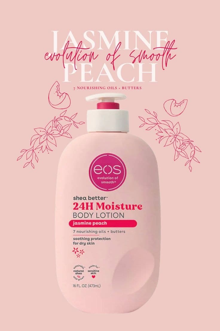 EOS Shea Better 24H Moisture Body Lotion - Jasmine Peach 473 mL sold by Pamper Yourself